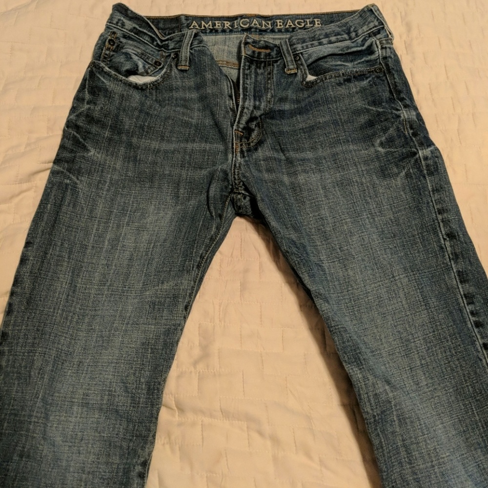 American eagle straight jeans